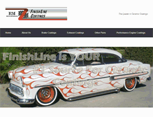 Tablet Screenshot of finishlinecoatings.com